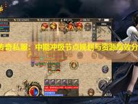 中变传奇私服：中期冲级节点规划与资源高效分配策略